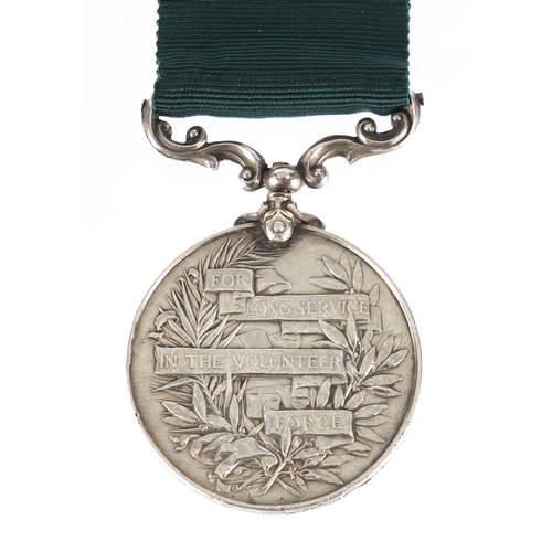 336 - British Military Edward VII volunteer long service medal, awarded to 2123PTEJ.SIDEBOTTOM4th.V.B.CHES... 