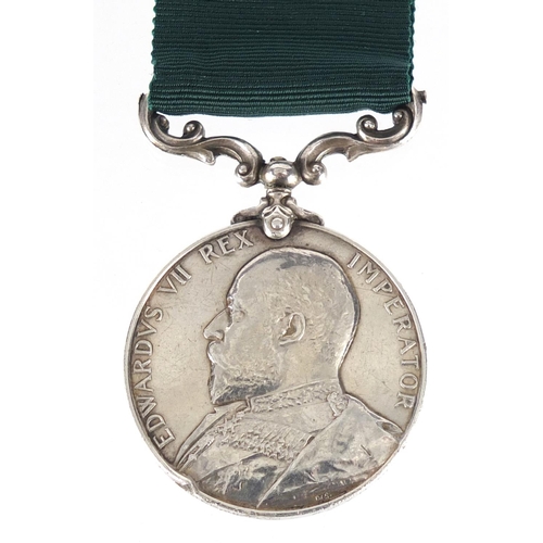 336 - British Military Edward VII volunteer long service medal, awarded to 2123PTEJ.SIDEBOTTOM4th.V.B.CHES... 
