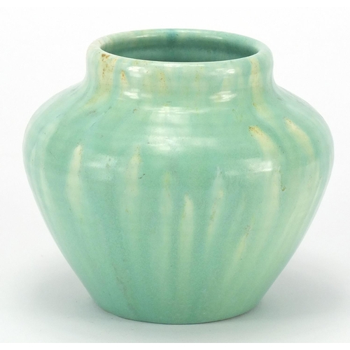 2418 - Pilkingtons Royal Lancastrian pottery vase having a cream glaze, by Edward Thomas Radford, impressed... 