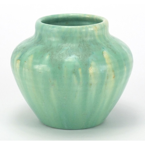2418 - Pilkingtons Royal Lancastrian pottery vase having a cream glaze, by Edward Thomas Radford, impressed... 