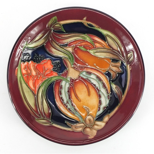 2218 - Moorcroft pottery Art Nouveau style pin dish, dated 2003, 12cm in diameter