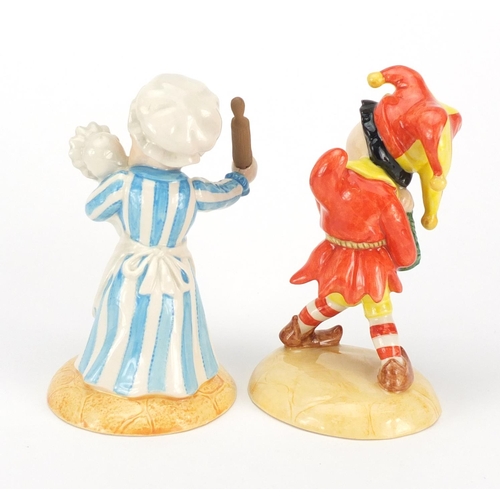 2572 - Pair of Beswick Ware Punch and Judy figures, both limited edition 18/2500, each 13.5cm high