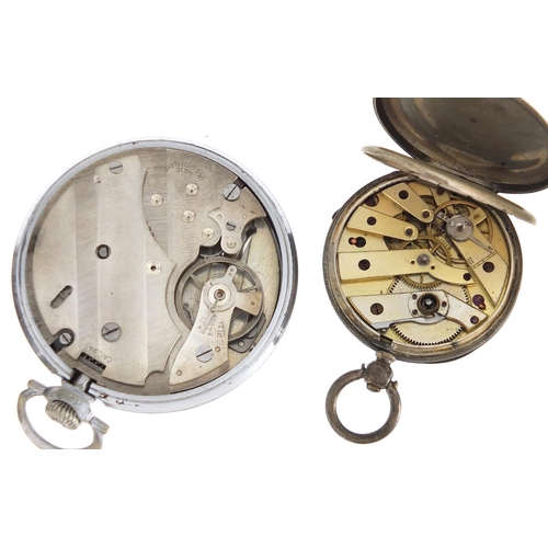 1151 - Four pocket watches including one gentleman's silver and Siro Senior