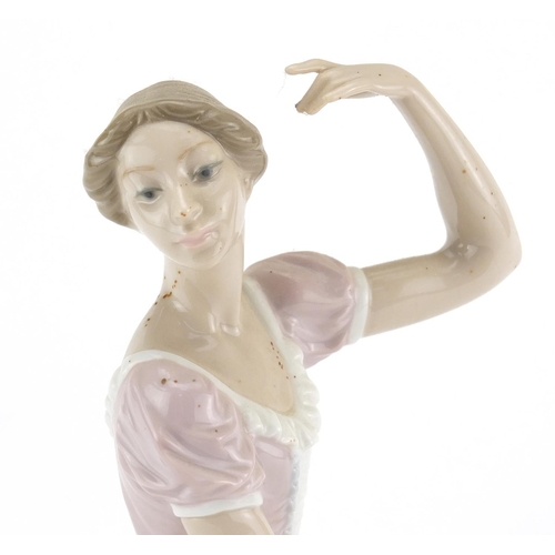 2225 - Lladro figurine of a weary ballerina, numbered 5275, 29.5cm high