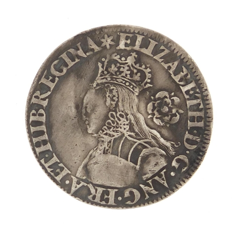 220 - Elizabeth I 1562 hammered silver six pence