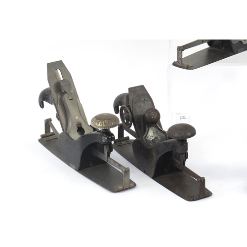 180 - ** DESCRIPTION AMENDED 8/5 ** Five vintage Stanley rule and level wood working planes including four... 