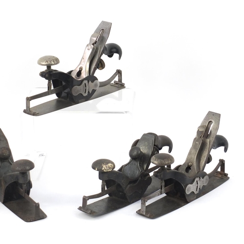 180 - ** DESCRIPTION AMENDED 8/5 ** Five vintage Stanley rule and level wood working planes including four... 