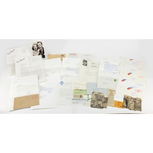 292 - Group of ephemera relating to Bing Crosby including signed letters, tickets and photographs