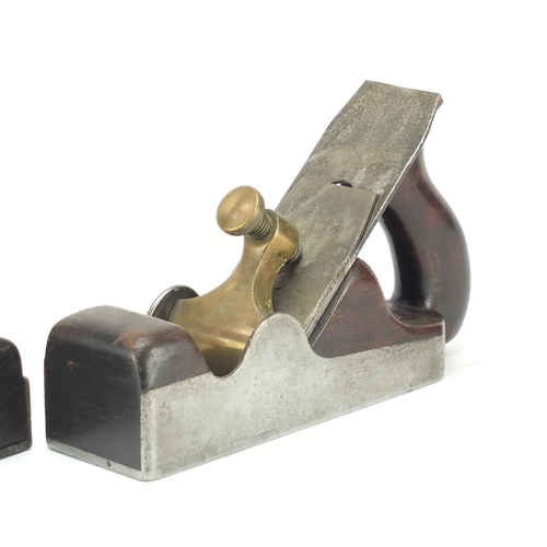 158 - Two 19th century wood working planes including Spiers Ayr and one ebony