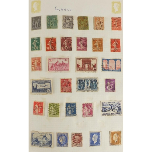 330 - 19th century and later British and World stamps, arranged in three albums including China, Great Bri... 