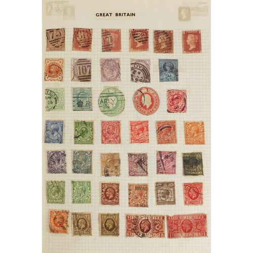 330 - 19th century and later British and World stamps, arranged in three albums including China, Great Bri... 