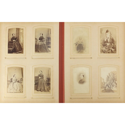 300 - 19th century black and white family photographs relating to Surgeon Thomas Jackman, arranged in a le... 