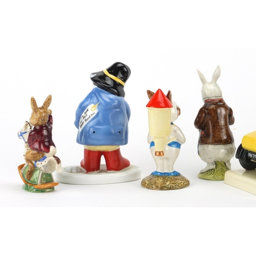 2567 - Collectable china including a Carlton Ware Bull-nose Morris, Beswick Winnie the Pooh, Coalport Paddi... 