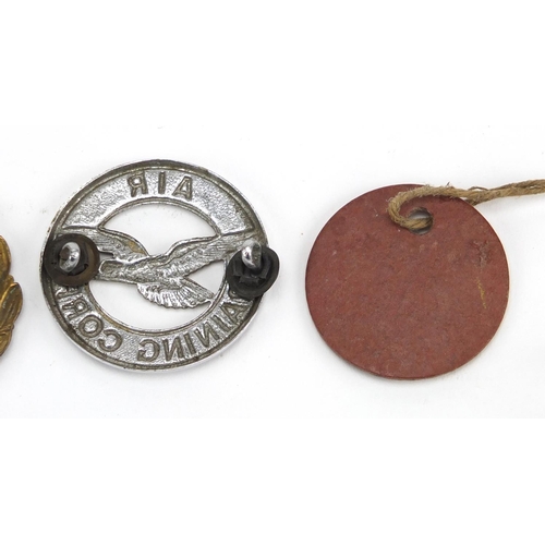 346 - British Militaria including a World War I Victory medal awarded to 7968.2.A.M.E.HOWARD.R.A.F and a C... 