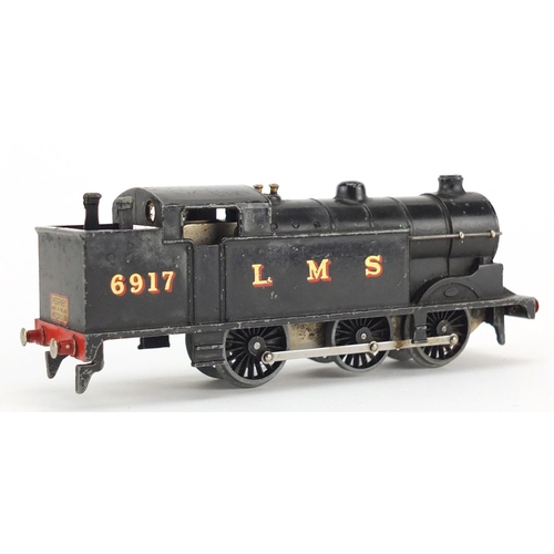 154 - Vintage toys including a Hornby OO gauge LMS 6917 locomotive, British tinplate clock work Pocketoy b... 