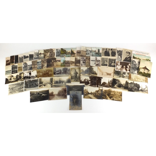 309 - Edwardian and later topographical and social history postcards, some black and white photographic in... 