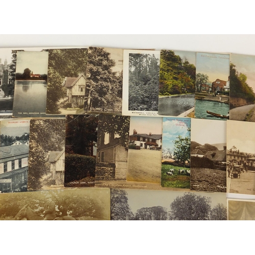 309 - Edwardian and later topographical and social history postcards, some black and white photographic in... 