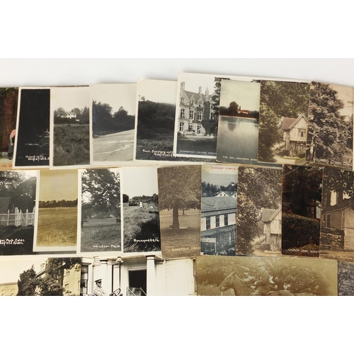 309 - Edwardian and later topographical and social history postcards, some black and white photographic in... 