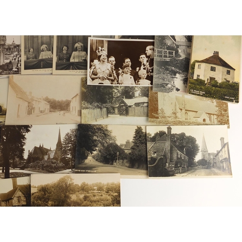 309 - Edwardian and later topographical and social history postcards, some black and white photographic in... 