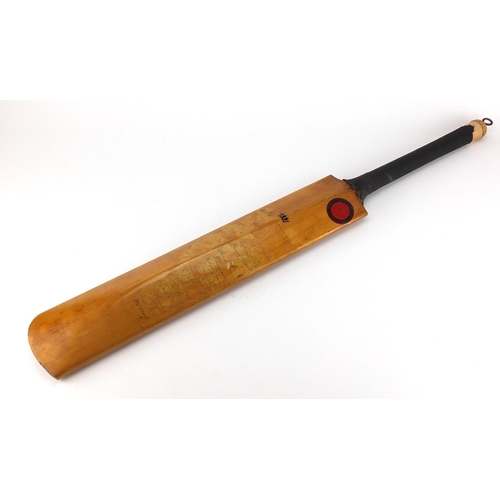 290 - 1950's Gradidge cricket bat signed by The West Indies and England teams, 90cm in length