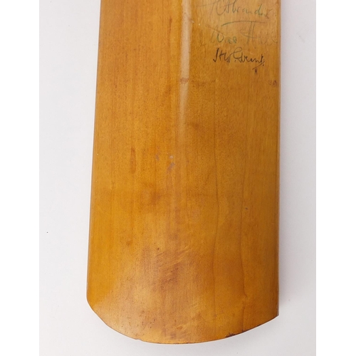 290 - 1950's Gradidge cricket bat signed by The West Indies and England teams, 90cm in length