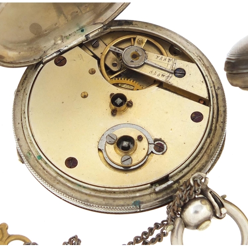 1148 - Georgian silver ladies open face pocket watch and a gentleman's fine silver open face pocket watch w... 