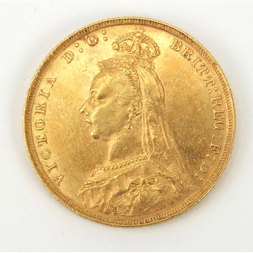 212 - Queen Victoria 1891 sovereign