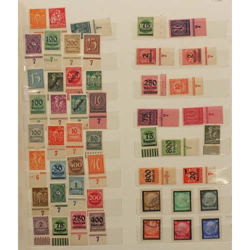 331 - Large collection of 19th century and later stamps, arranged in albums mostly British and German, som... 