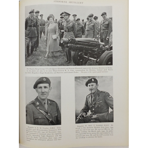 362 - Royal Artillery commemoration hardback book with tooled leather cover, published on behalf of The Ro... 