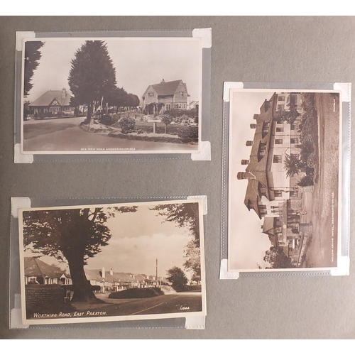 304 - Early 20th century mostly topographical and social history postcards of predominantly Angmering on S... 