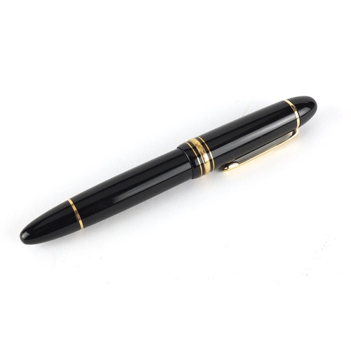 2717 - Monte Blanc Meisterstuck 149 fountain pen, with 18k 4810 gold nib, serial number EC102922
