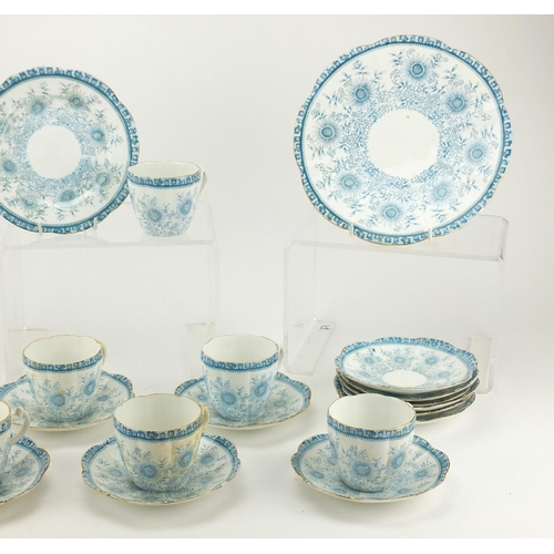 2360 - Shelley Wileman teaware including trio's and two sandwich plates