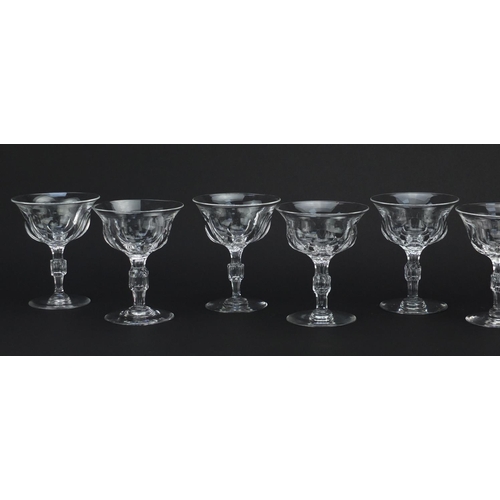 2432 - Set of ten Edinburgh crystal glass, each 11.5cm high