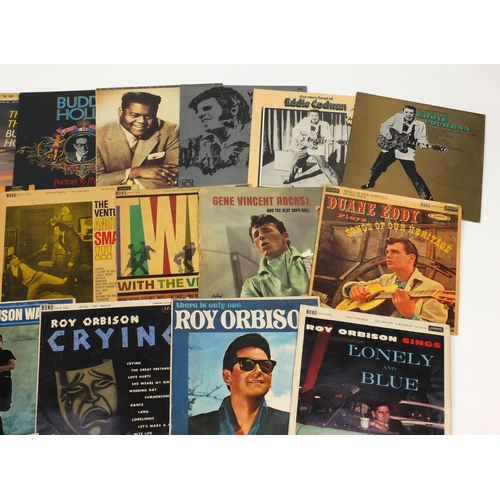 2679 - Rock and Roll vinyl LP's including Roy Orbison, The Ventures, Buddy Holly and Fats Domino