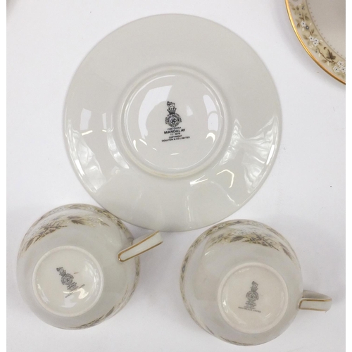 2308 - Royal Doulton Mandalay dinner and teaware including coffee pot, teapot, lidded tureens, dinner plate... 