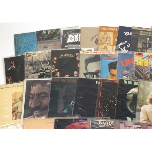 2677 - Vinyl LP's and programmes including The Beatles, Fairport's Convention, Traffic, Motörhead, Elton Jo... 