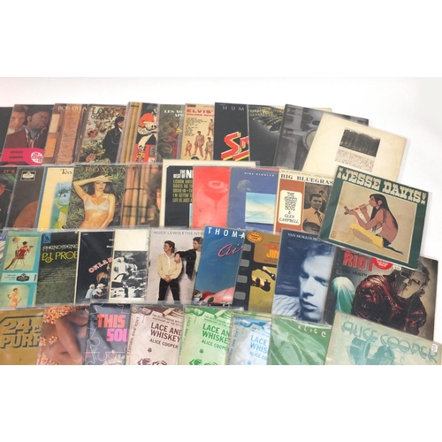 2678 - Vinyl LP's and programmes including The Beatles, The Police, Strawbs, Miles Davies, Yes, Alice Coope... 
