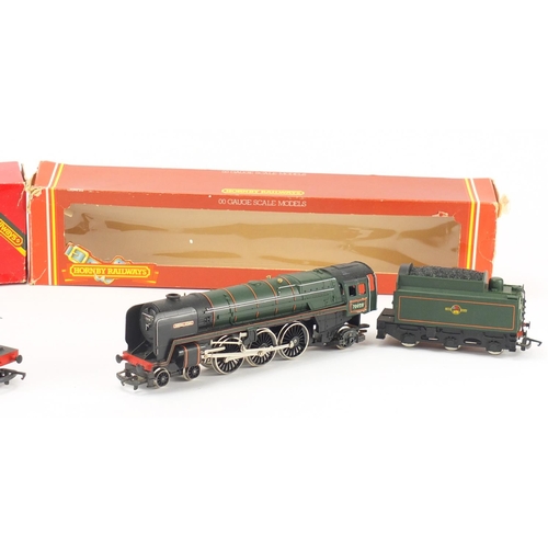 2632 - Two Hornby OO gauge locomotives with boxes, Royal Star 70028 and R.150 LNER 7476