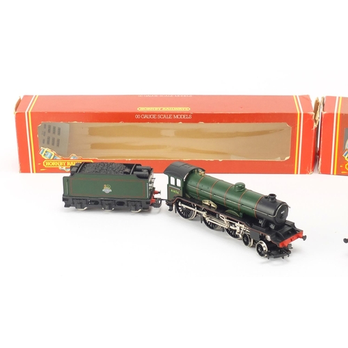 2633 - Two Hornby OO gauge locomotives with boxes, BR Coronation class Duchess of Atholl and BR class B17 4... 