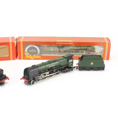 2633 - Two Hornby OO gauge locomotives with boxes, BR Coronation class Duchess of Atholl and BR class B17 4... 
