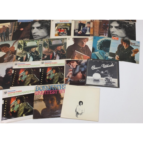 2672 - Vinyl LP's including Bob Dylan, Eagles and Donovan
