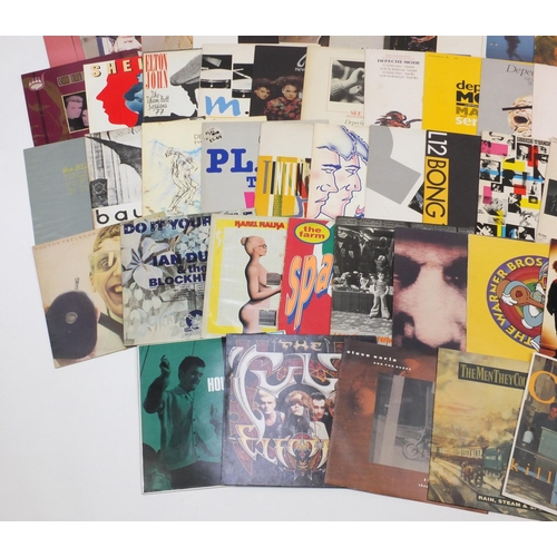 2670 - Twelve inch vinyl LP's including Echo & the Bunnymen, Cure, Ian Dury and Texas