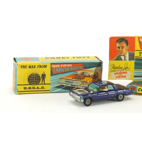 2651 - 1960's Corgi toys The Man from U.N.C.L.E. box, with die cast car