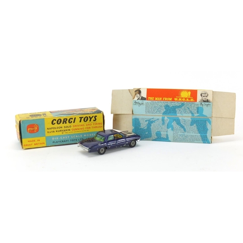 2651 - 1960's Corgi toys The Man from U.N.C.L.E. box, with die cast car