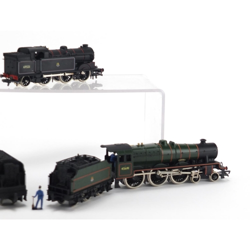 2639 - Three Mainline OO gauge locomotives with boxes, NR class 0-6-2T, Jubilee class 4-6-0 Jubilee class 6... 