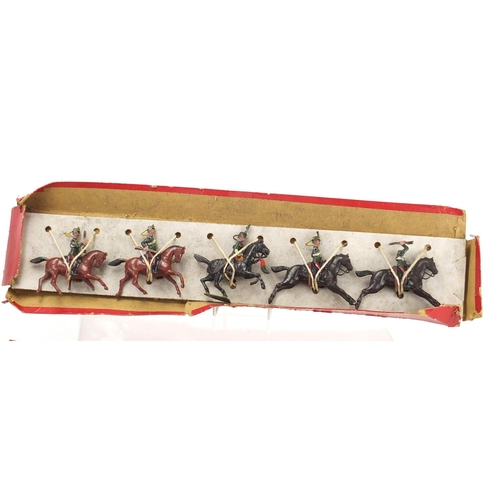 2645 - Hand painted lead farmyard animals and soldiers including Soldiers of the British Army and The Middl... 