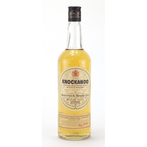 2212 - Bottle of Knockando 12 year old Scotch whisky, season 1966 and bottled in 1978 by Justerini & Brooks... 