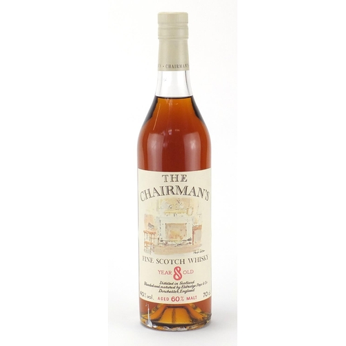2280 - Bottle of The Chairman's 8 years old fine Scotch whisky, distilled in Scotland in 1984 or earlier, b... 