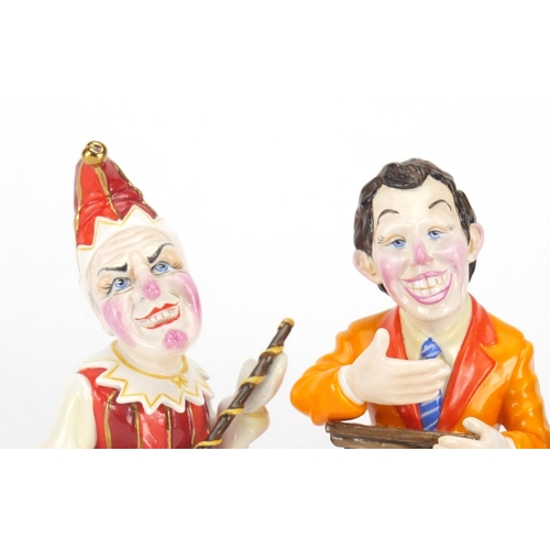 2609 - Three Bronté Punch and Judy Collection candle snuffers comprising The Policeman, Mr Punch and Tony B... 