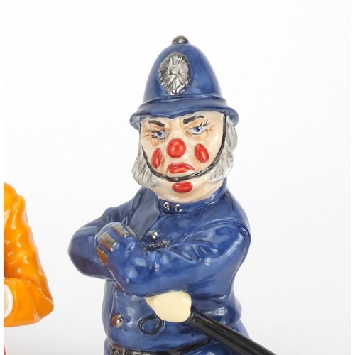 2609 - Three Bronté Punch and Judy Collection candle snuffers comprising The Policeman, Mr Punch and Tony B... 